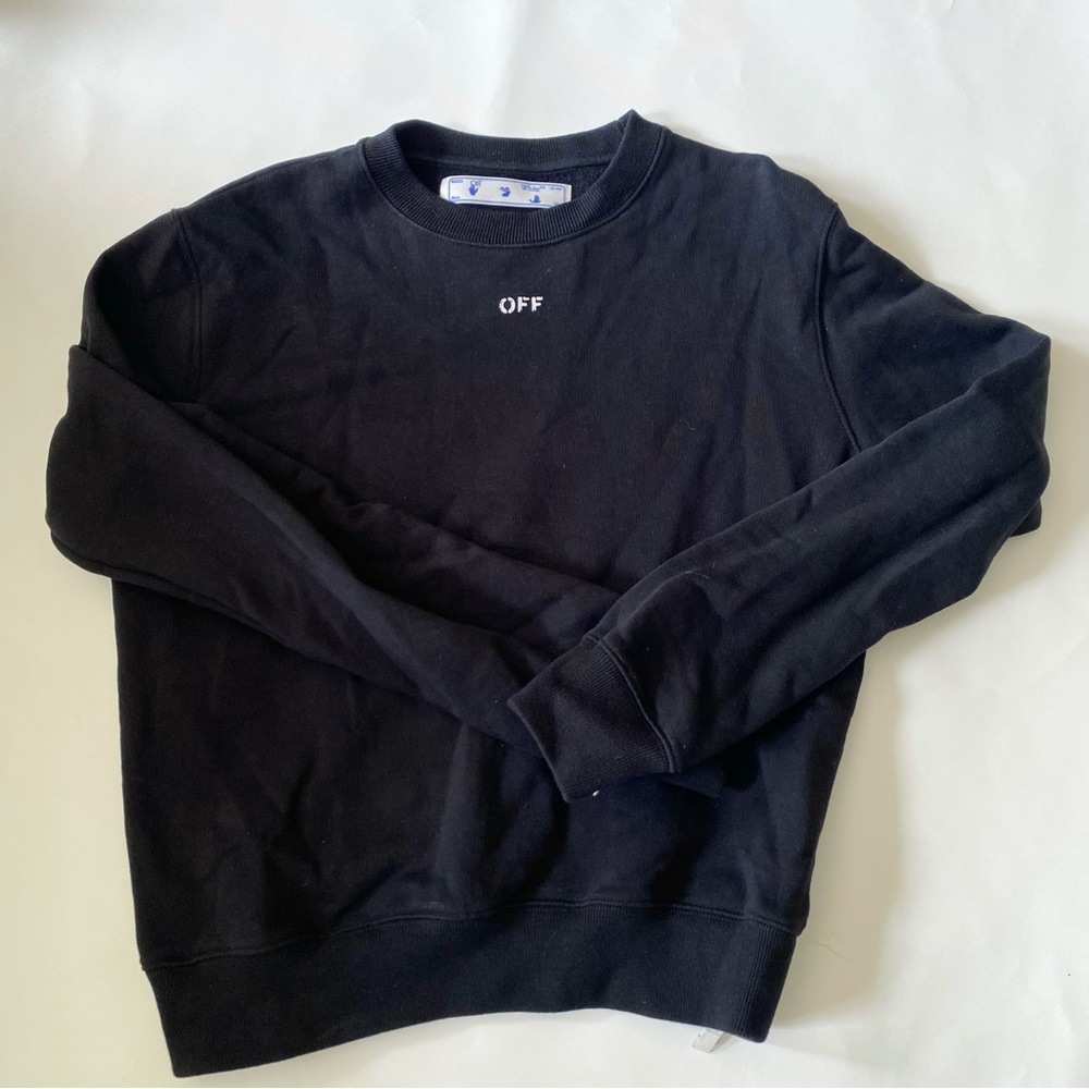 Off-White Arrows Crewneck. Size xs (fits like a small) heavyweight - Picture 2 of 9